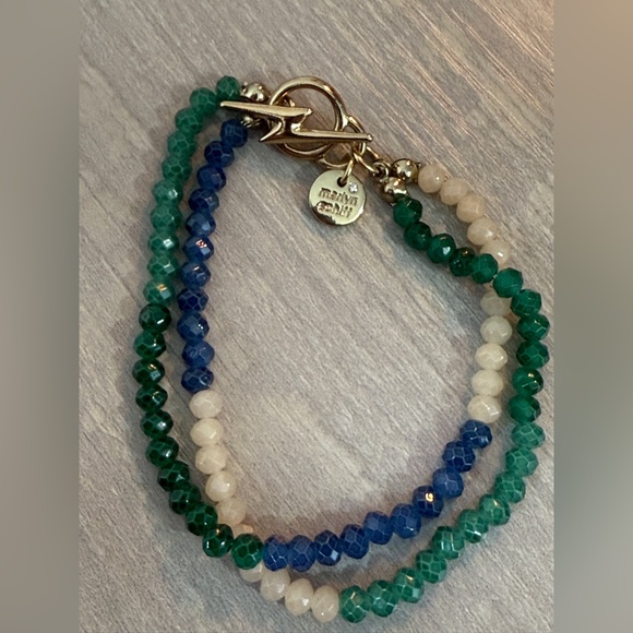 NWOT Marlyn Schiff Beaded Toggle Bracelet - Picture 6 of 7